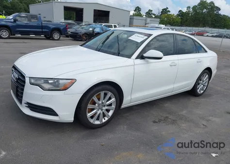 2014 Audi A6 2.0T Premium из США, поврежденный, VIN WAUGFAFC7EN086497